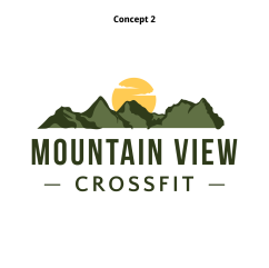 Mountain View Crossfit Logo Design