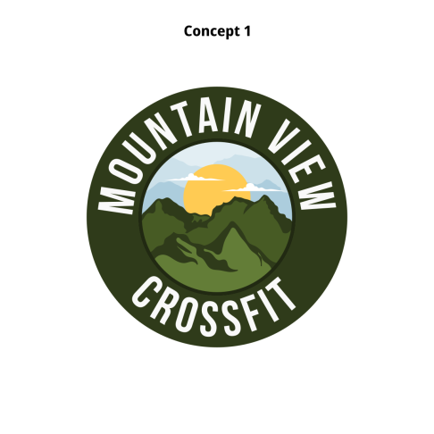 Mountain View Crossfit Logo Design